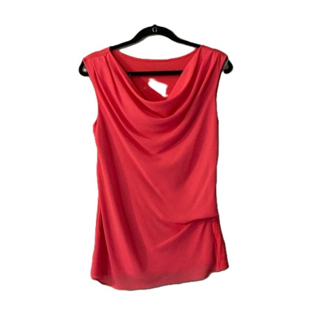 Elegant Pink Cowl Neck Top